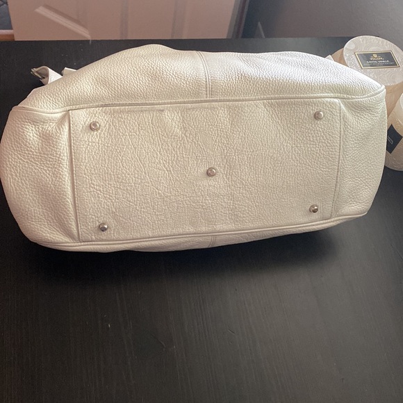 Furla beige cream leather satchel - Picture 4 of 10